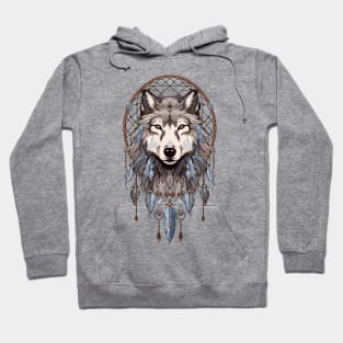 Wolf Head Dream Catcher 6 Hoodie